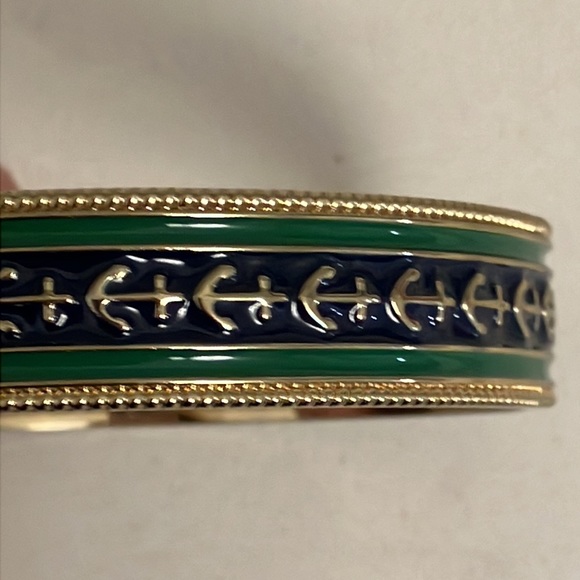 Sperry Navy & Gold Anchor Bangle - Picture 4 of 5